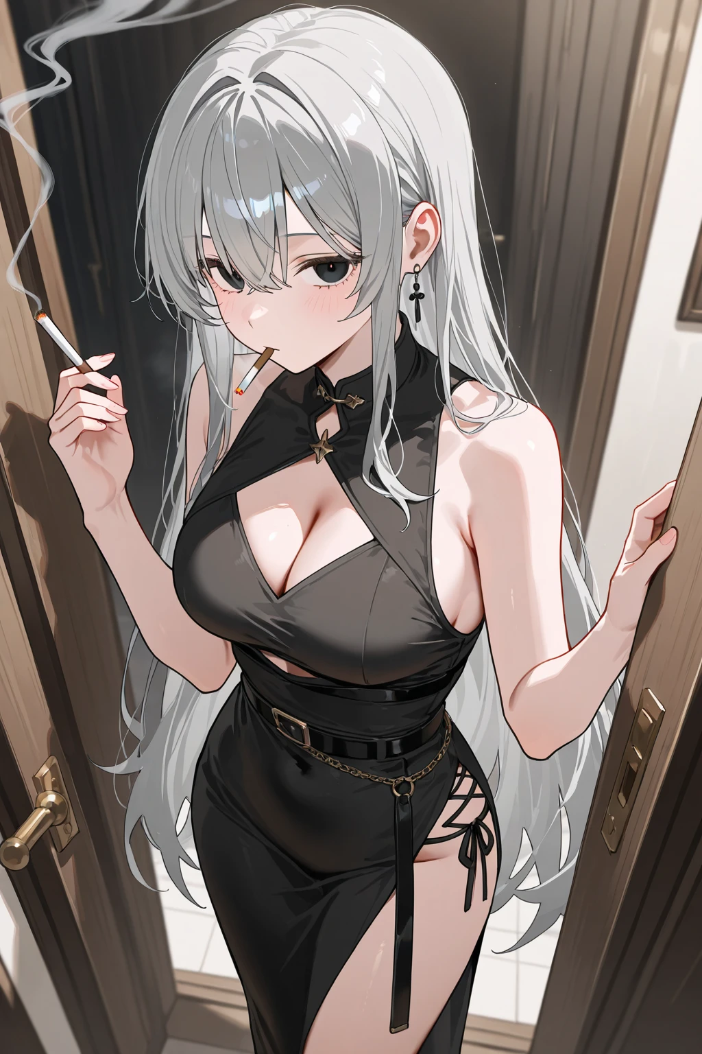 silver hair milf goddess