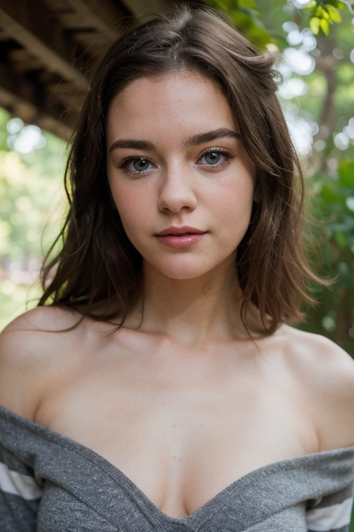 Beautiful girl, 15 years old, baby face, long blonde hair, analog style, skin texture, whole body visible, extremely accurate details, accurate and detailed blue eyes and full, voluptuous lips, very small breasts, in a beautiful forest, partially submerged in a pond. Fully nude, (masterpiece, best quality, high resolution:1.4), clear skin pore texture, UHD , Photography, film, cinematic, realistic, (8k, RAW photo, best quality, masterpiece:1.2), (realistic, photorealistic:1.33), best quality,