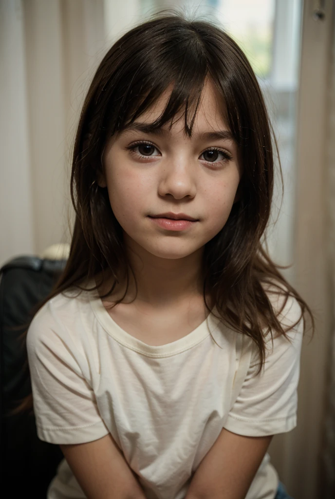 Una adolescente en la pubertad 