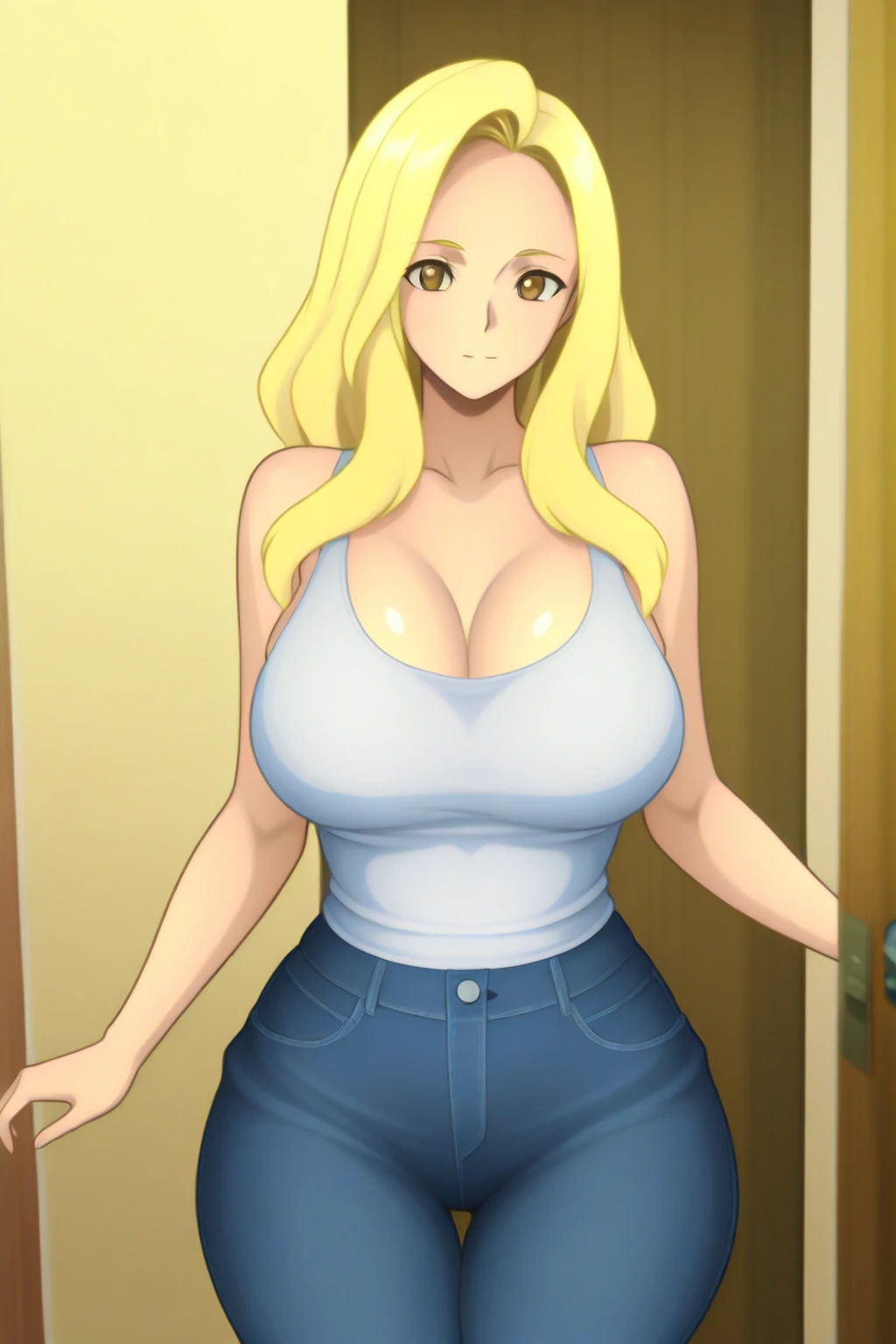 a cartoon woman in a red bra top is standing in a closet, revealing clothes, large breasts size, wearing bra, red bra, with large breasts, big breasts!, with a large breasts, large breasts, big breasts!!, revealing outfit, sfw huge breasts, cleavage, big breasts, in a black betch bra, very tight small push up bra