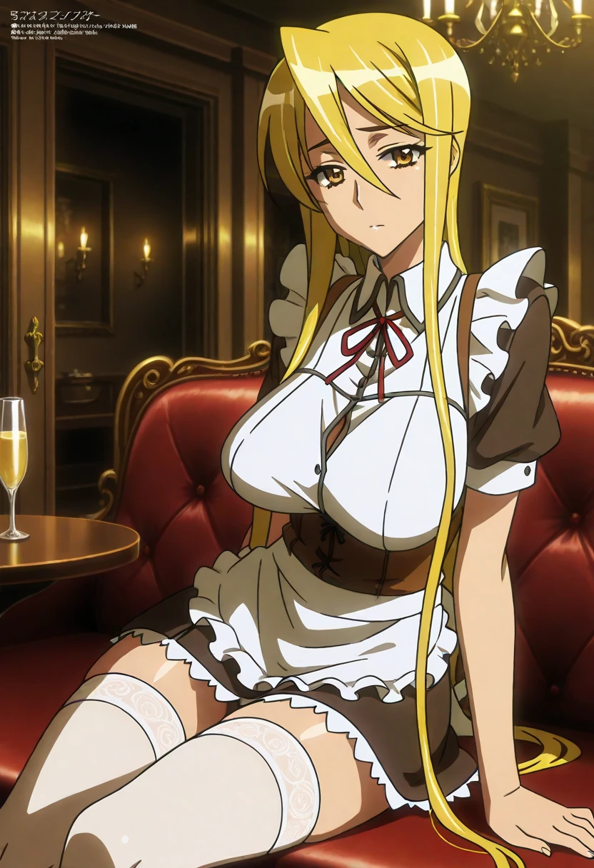 (masterpiece, highest quality, 16kAnime image quality, High resolution, Anime Style, Clean brush strokes, Very detailed, Perfect Anatomy), 1 person, alone,(kaorukotenkawa、kaoruko tenkawa), sexy, Mature face, Sexy smile、Extremely detailed eyes、Blue Eyes, (Blonde、Long Hair、Straight)、bow、hair bow、yellow bow、Tabletop, (Penetration: 1.2),((Short bra:1.5、Lace、Detailed and accurate)), Glamorous body, (Huge breasts:1.7, Stunning valley)、(Slim waist、Smooth)、Big hips:1.4、Big Ass 1.5、((High leg panties、Detailed lace)), (Seductive pose、Lie down), refer to4Bookの中に親refer to1Book, (Bedroom Background、On the bed)、Break gloves, dress, heart, elbow gloves, Magical girl, Yellow gloves,