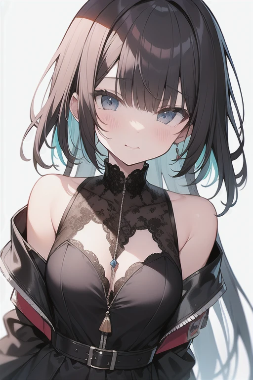 (masterpiece, top quality, best quality, official art, beautiful and aesthetic:1.2),(8k, best quality, masterpiece:1.2), (((masterpiece))),(((best quality))),(((extremely detailed))),illustration,who, (masterpiece, top quality, best quality, official art, beautiful and aesthetic:1.2),(8k, best quality, masterpiece:1.2), 1girl, arlecchino \(genshin impact\), (x-shaped eyes, symbol shaped eyes, cross eyes), masterpiece,best quality, arlecchino \(genshin impact\), 1girl, grey hair,multicolored hair, short hair,red eyes,symbol-shaped pupils,black gloves, long sleeves, grey jacket,grey bodysuit, black pants, cowboy shot, white background, expressionless,