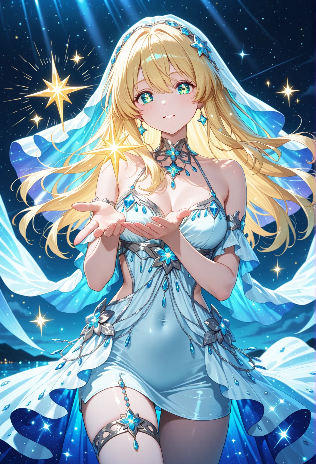 Blonde Woman, sexly, gown, Belle