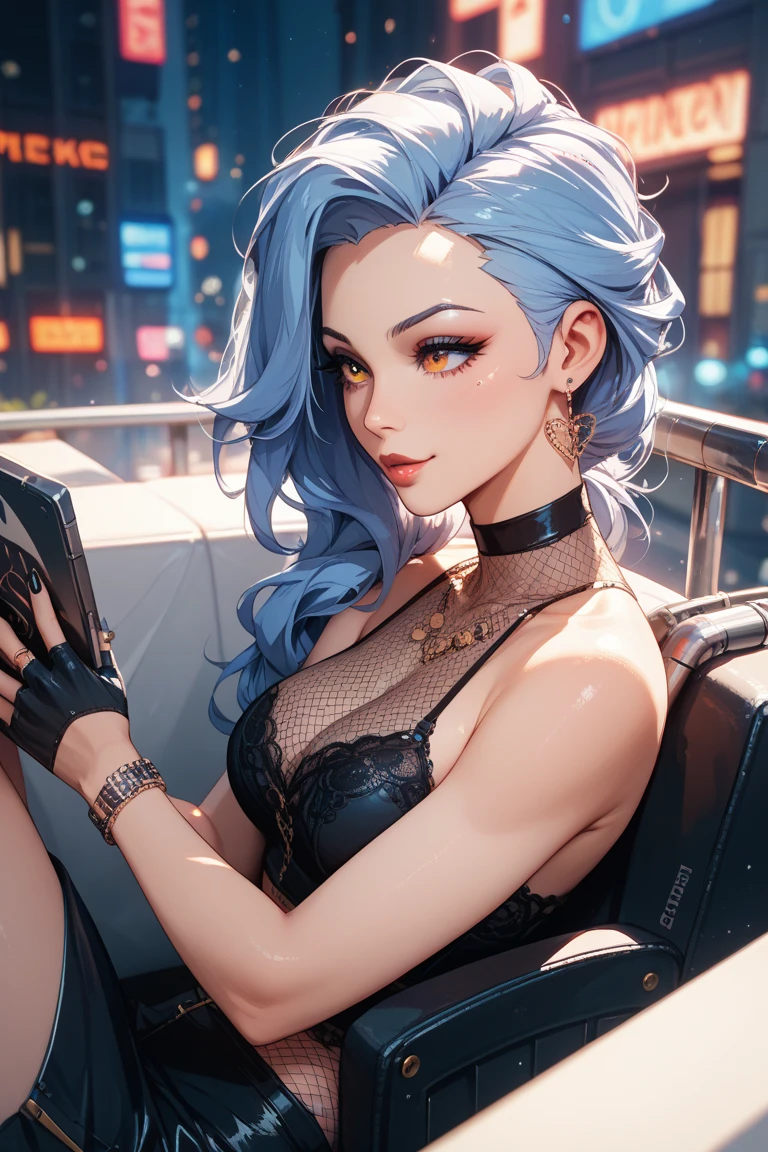 realisticlying,2girls,Blue hair,Purple eye,glowing light eyes,Cut the top,a skirt,parted lip,Be red in the face,morning,fresh flowers,suns,rays of sunshine,Holding a red iPhone,Beautiful and moving,Japan goddess,Take the pink female LV bag,huge tit,