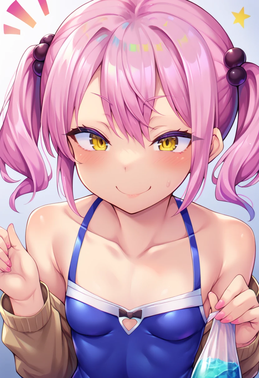 Jibril, ((upper body)), blushed, perfect anatomy, detailed eyes, detailed lips, extremely detailed eyes and face, vivid colors, sharp focus, masterpiece:1.2, ultra-detailed, blushed, ((doggystyle)), (solo), ((blue dress)), sleeveless, (ponytail), (((disdain,  disgus, charecter sheet))), looking at viewer, perfect anatomy