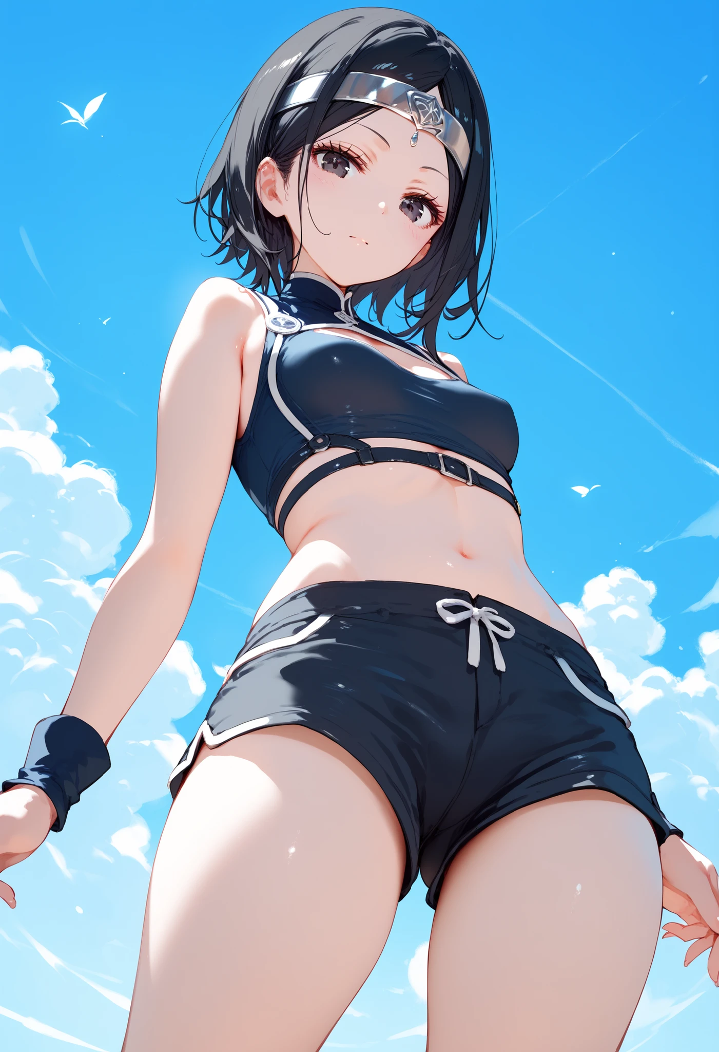 Skinny girl, young girl, tight clothes, swim suit