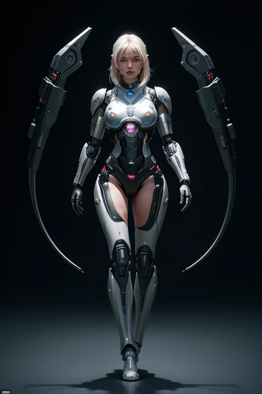 female robot, thin, skin part is only face, silver metal skin, full metal robot body, mechanical parts, electronic wire, cum in pussy, high quality, medium breasts, bob hair, tall, thigh gap, full body metal skin, wet, cum in pussy, metallic tits, separated breast, under repair, anatomical body, unreal engine, from below