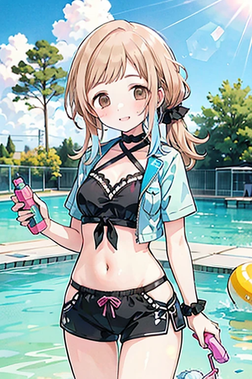 ((masterpiece,best quality)), <lora:SilvermoonMix01_2:1>textured hair, blush,