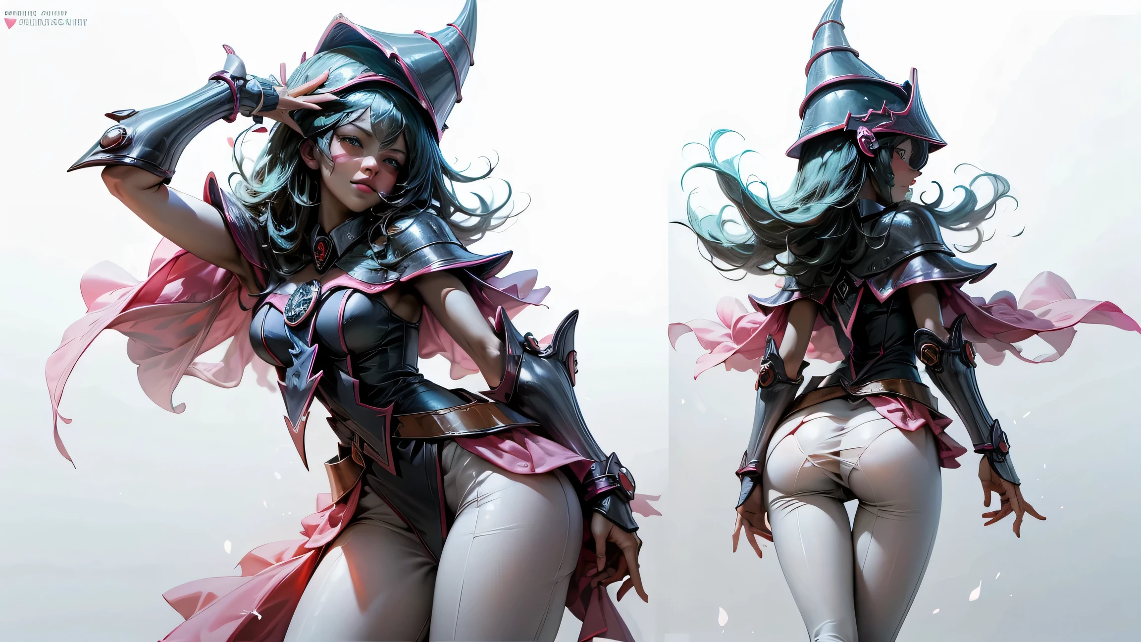 Close-up of the back of a woman wearing rags, Centered full body rear shot, woman&#39;clothing, full body details, Extra detailed body，upper torso included, Anime style 3D, cloth simulation，3D character art，Ash，2。5D CGI anime fantasy artwork，Rebellious Art Art StationCGCosiety，Close-up of people，As seen on art website
