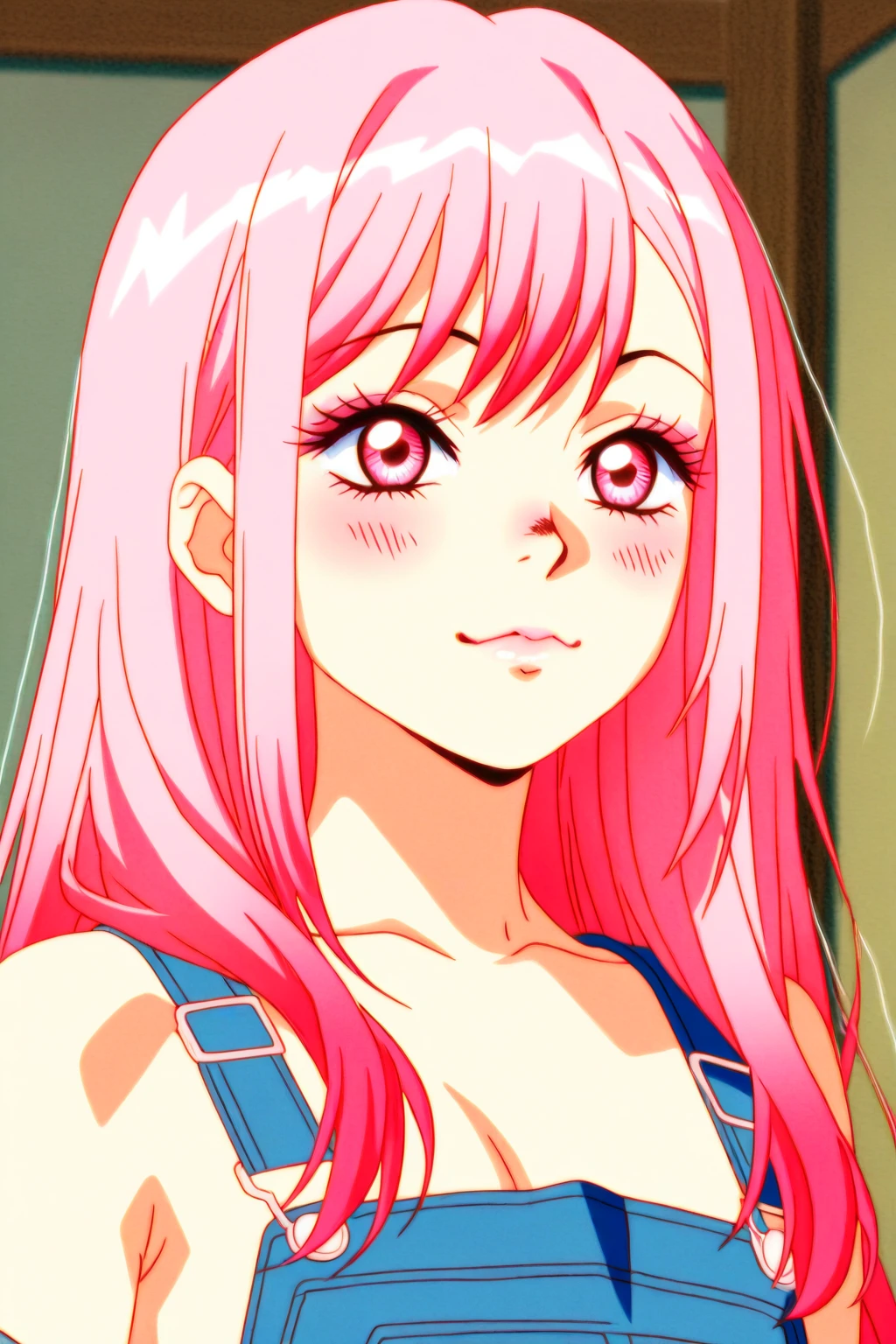 <lora:Rosario+Vampire_v1:0.5> 1girl solo Moka happy relaxed <lora:DuckCute:1.0>