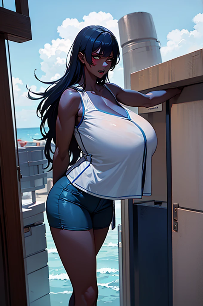 （Big tits）Meticulous portrayal，photore，k hd，Extreme picture quality，Masterpiece，Authentic（（best qualtiy，8K，tmasterpiece：1.3）））Refines skin texture，visible skin texture，Moist body，A face of incredible detail