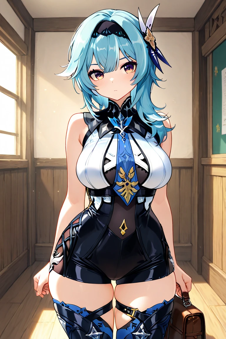 1 girl, kanon kanase,  blush, medium breasts, sleeveless,((sitting, dressed like a mistress)),  20-year-old, healthy skin.