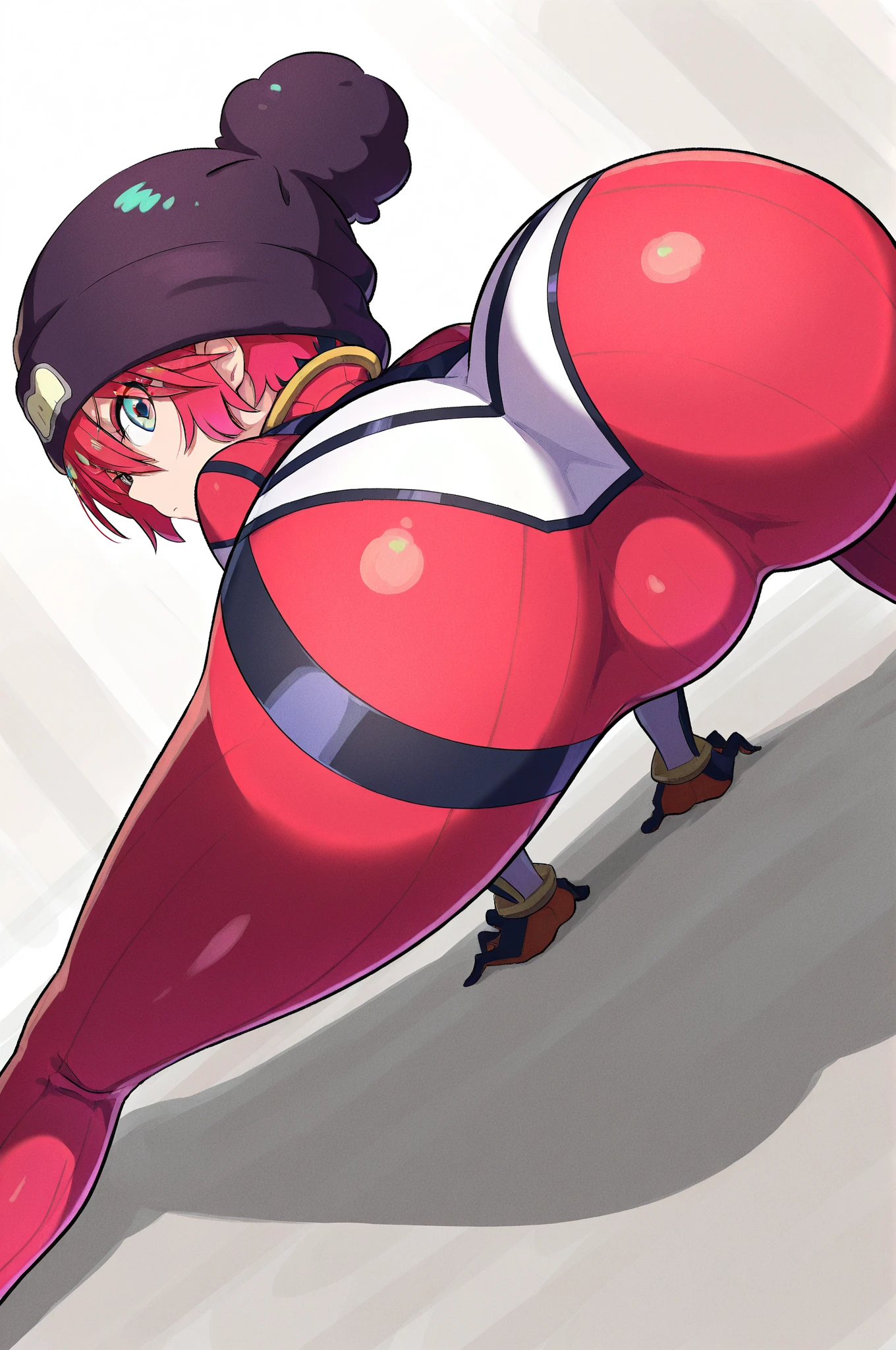 (Pomni sitting open legs, showing pussy:1.2), (jester cap, gloves, blue and red striped lingerine, red eyes and blue eyes, striped ), happy, smile, looking at viewer, cute, circus, white skin
(detailed landscape:1),(dynamic pose:1.2),(dynamic angle:1), (cowboy shot:1.2),
(masterpiece:1.2), (best quality, highest quality), (ultra detailed), (8k, 4k, intricate) ,(ambient light:1.3),