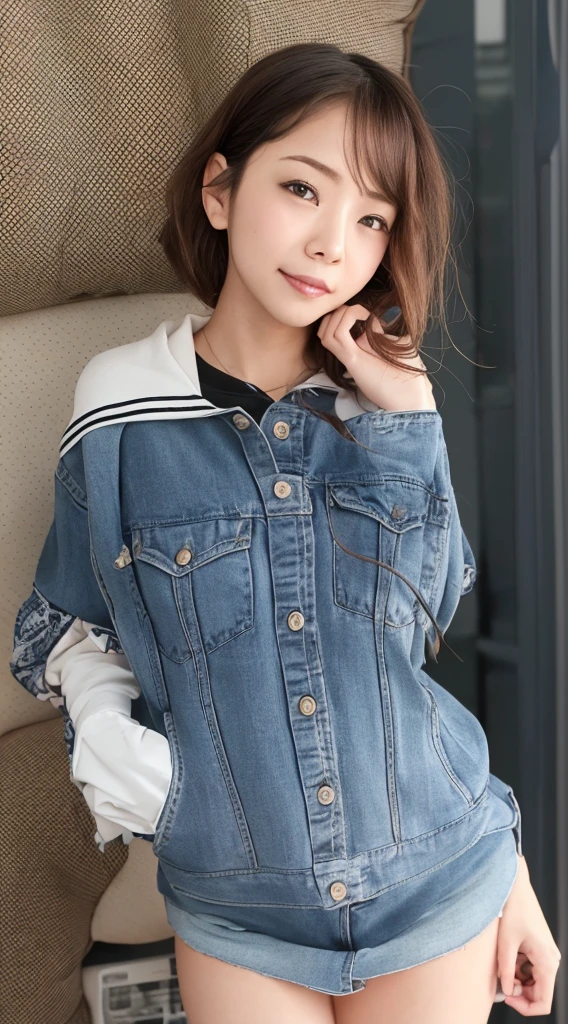 ((SFW: 1.4)), (girl)), Ultra-high resolution, (Realistic: 1.4), RAW Photos, Highest quality, (PhotoRealistic Stick), concentrated, Soft Light, ((15 years old)), ((Japanese)), (( (Young Face))), (surface), (Written boundary depth), masterpiece, (Realistic), woman, bangs, ((1 girl))、(((Model-like style、Thighs、shin)))、Handbagr.々Fashion))))、(((Find someone you like and smile)))、(((The background is Italian tourist destinations)))