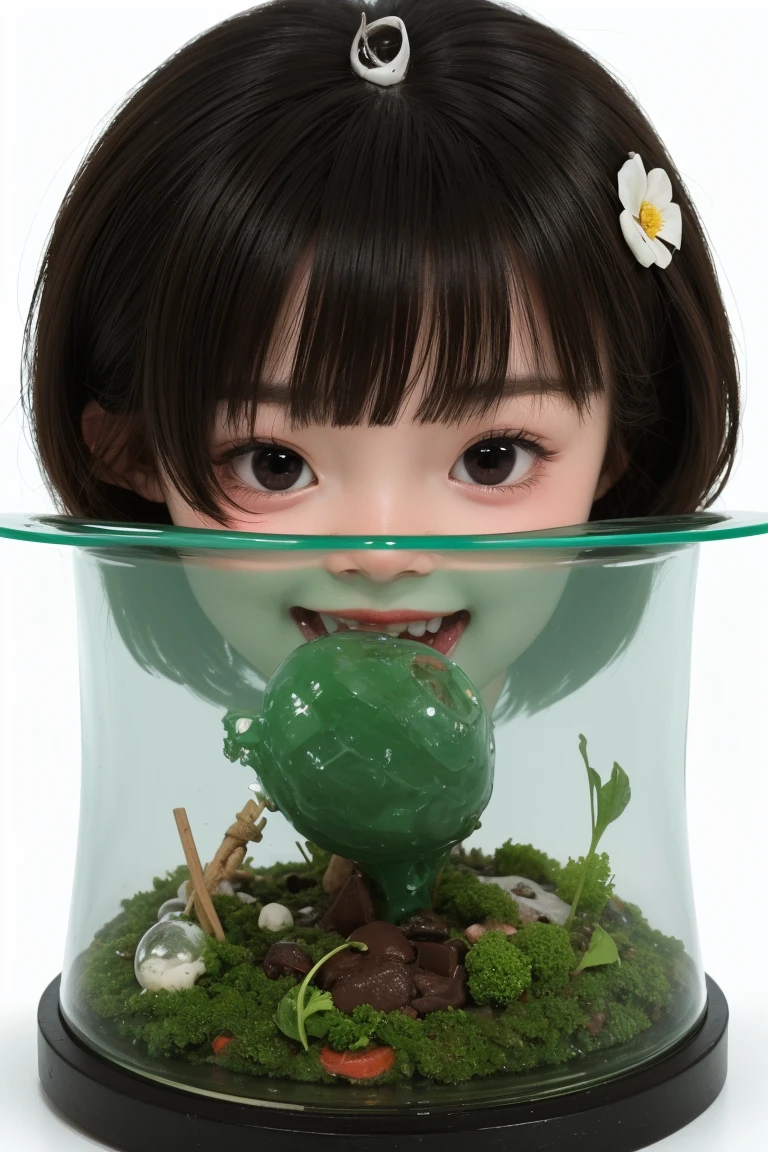[fantasy children's illustration]  Microscopic perspective travel： Cocoa can shrink a hundred times and stand on the gum slope  
** Terrain system**：  
- Rose crystal gum plain（HEX:#FFB6C1）  
- Jelly saliva lake（ Transparency 70%+Rainbow refraction）  
- Stalactite-shaped tongue coating （ Macaron color gradient）  

** Tooth castle group**：  
- Front teeth： White jade square monument（ Surface carving）  
- Molars： Dome fortress（ Enamel luster）  
- Tooth bridge： Honey syrup bonding  

**Eco-design**：  
- Probiotic airship（ Transparent jellyfish shape）  
- Taste bud sensing flower（ Contact fluorescence）  
- Neural signal meteor（ Golden trajectory）  

** Safety bacteria**：  
- Green hairy ball monster（Single eyes+ Fluffy legs）  
- Equipment： Sugar trebuchet（ No sharp corners）  
- Action： Stick a sticky sticker on the tooth surface （ Non-destructive）  

[Light]  Bioluminescence+ Soft light on top（ Simulated oral closure）  
[Restraint] --no blood, decay, darkness --ar 21:9