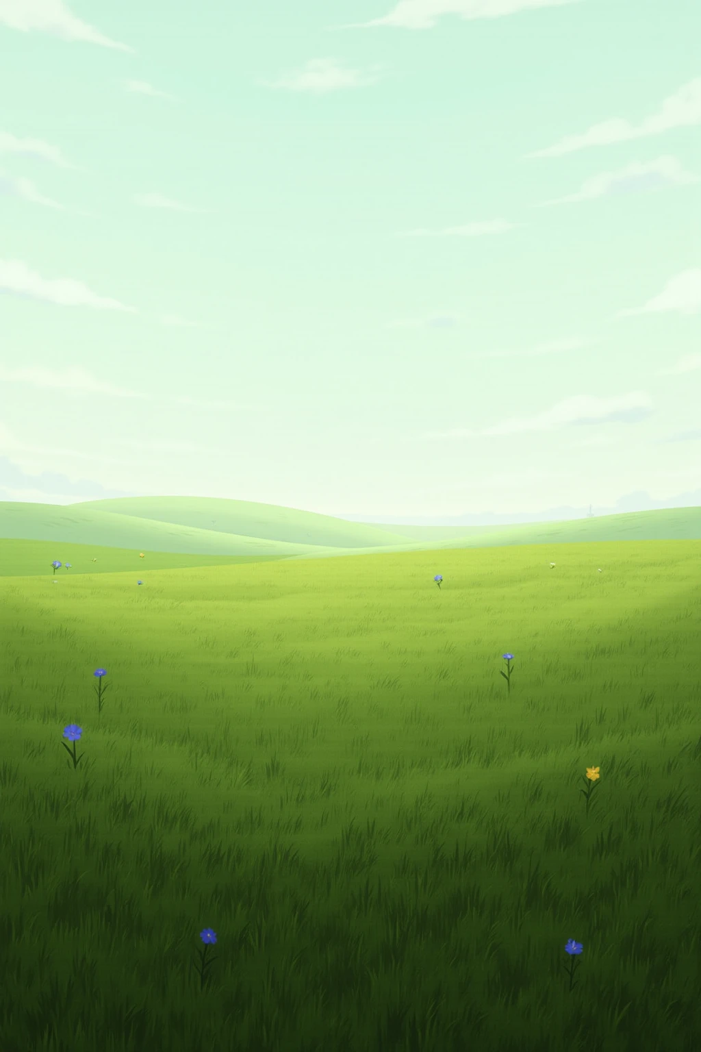 Create a picture of the prairie racetrack running amok