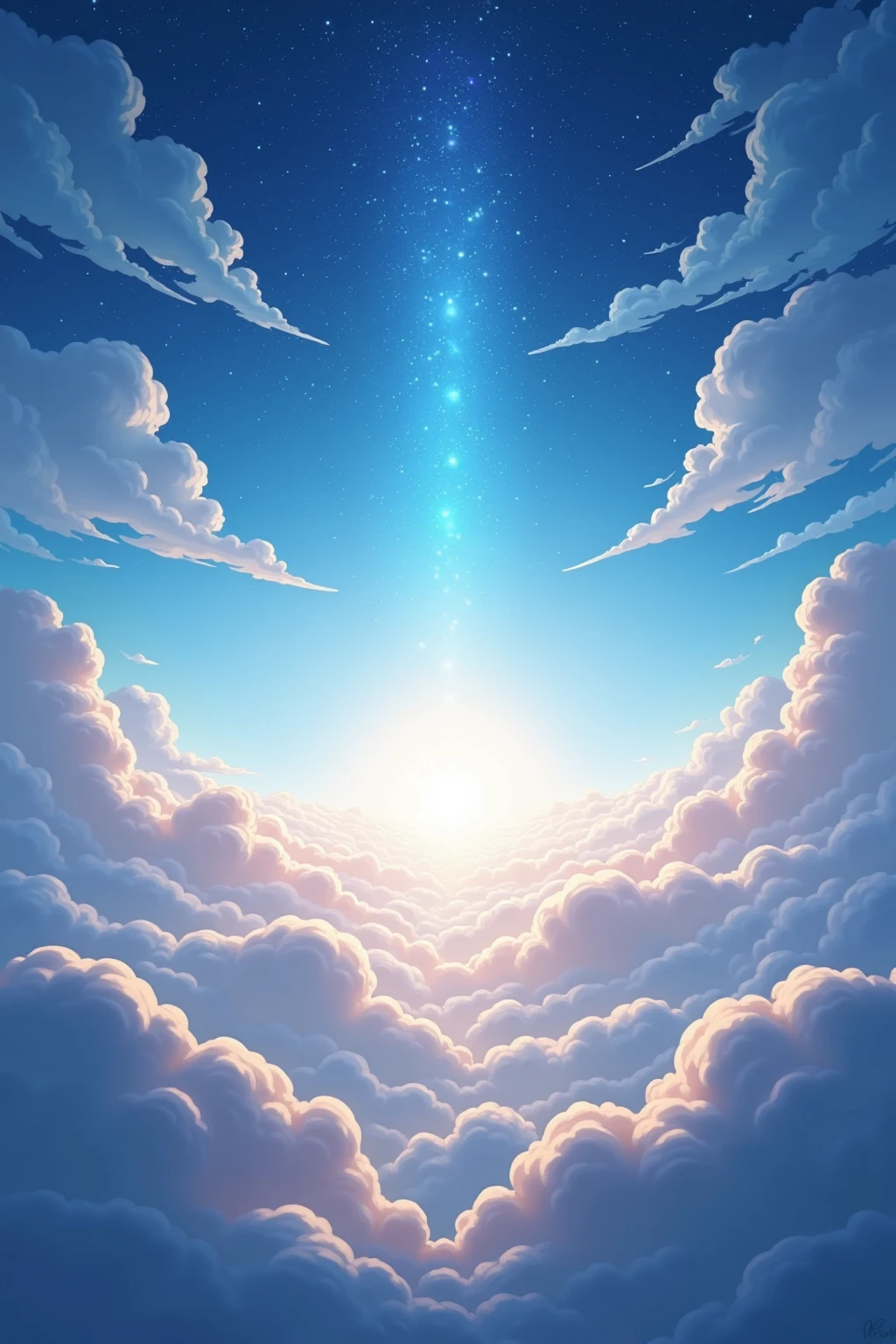 Generate five images of the sky