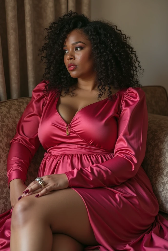 Grandma mature African erotic actress,Julieta ann,corpo inteiro,perfect beautiful hands,peito enorme,wearing sexy burgundy dress, beautiful female, pose sensual, fundoneutro,saia para cima, bunda gigante