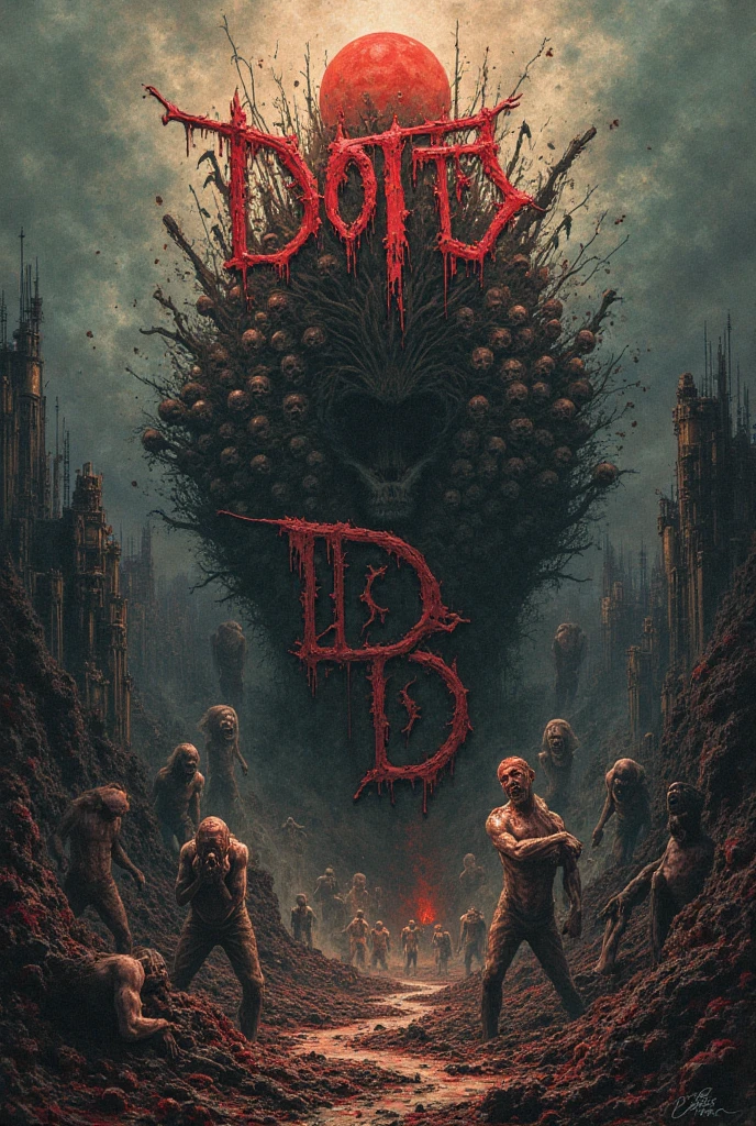 <lora:DM-titles:1>eat your brain, DEATHMETAL, high quality, detailed
