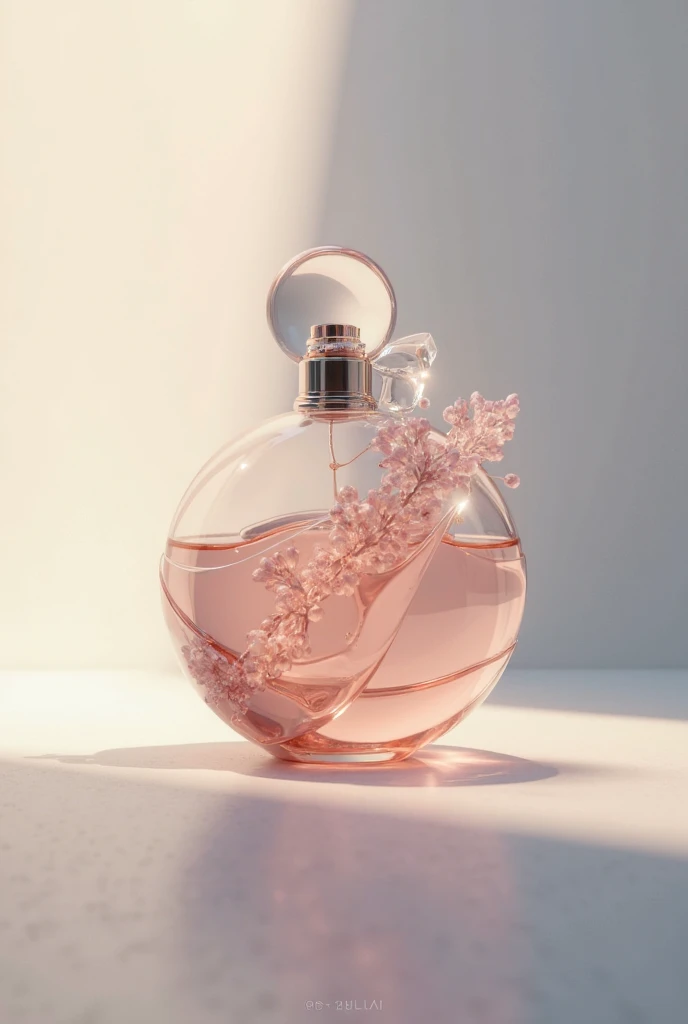 Simple, round, warm, cute, small, perfume bottle, pink series, male perfume --auto --s2