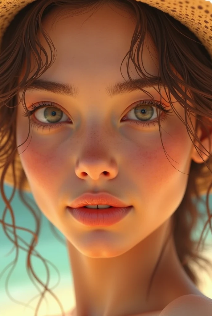 (((Masterpiece))), extremely realistic, vivid details, extremely detailed, 4k, Ultra beautiful european woman close up, ((close up face 1.8)), She is extremely beautiful with sharp edges, perfect face, perfect geometry, geometrically symmetrical, sexy cat eye makeup, red hair, Face closeup, ultra realistic eyes,smile,(smile with eyes), (direct eye contact with camera 1.5),ultra detailed eyes, (depth in eyes 1.3),(realistic human skin:1.6), ultra detailed skin texture,PBR Textures,Super Resolution, Multi-layer Textures, Magical vibe in the pic, mystical