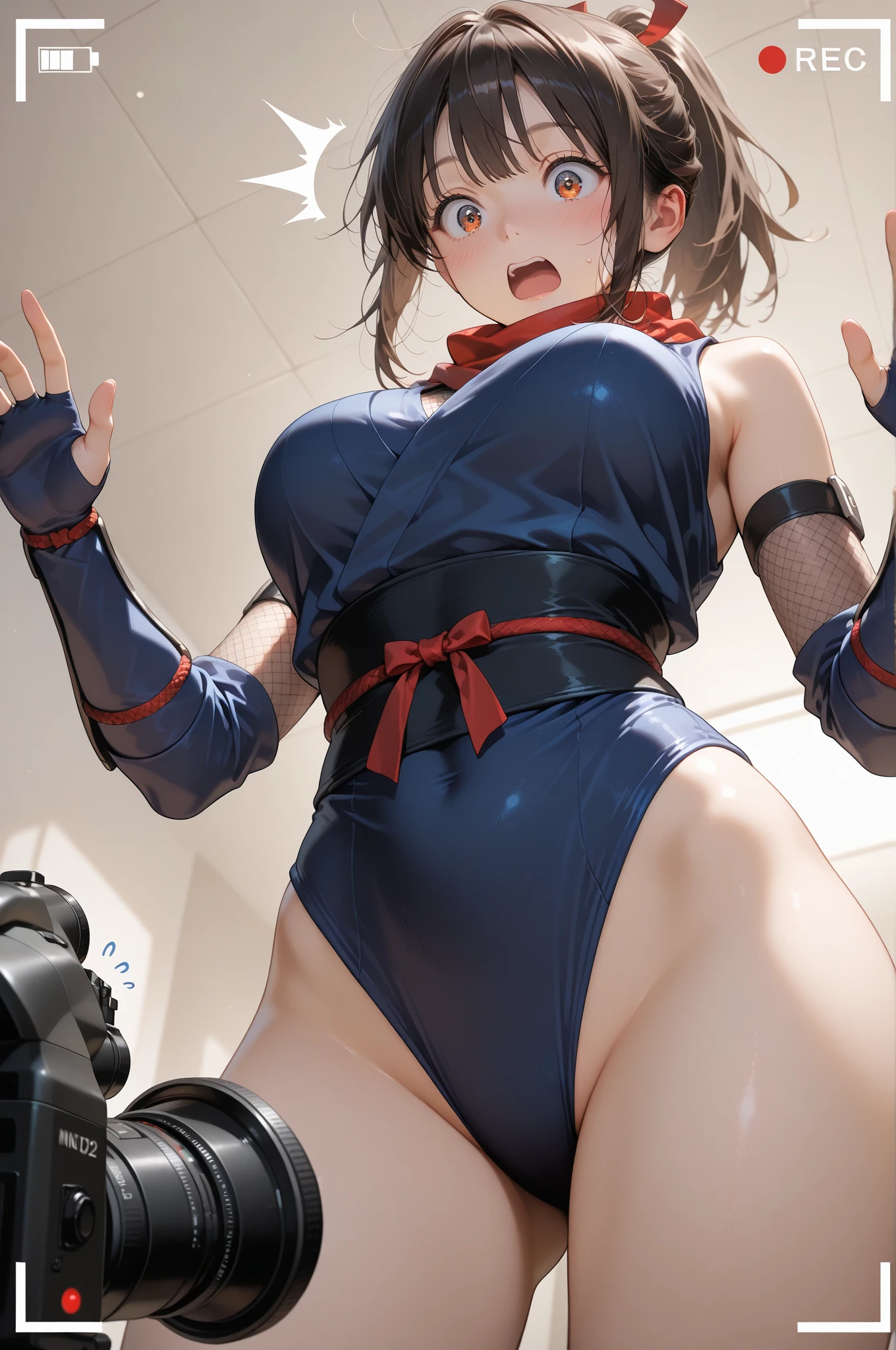 high school girl cheerleader Panty shot NSFW I can see the nipples take off clothes Nipple tease standing arms up, orgasm face sexual climax saliva blindfold restraint, fetters, rope standing, hug from behind Rope restrained