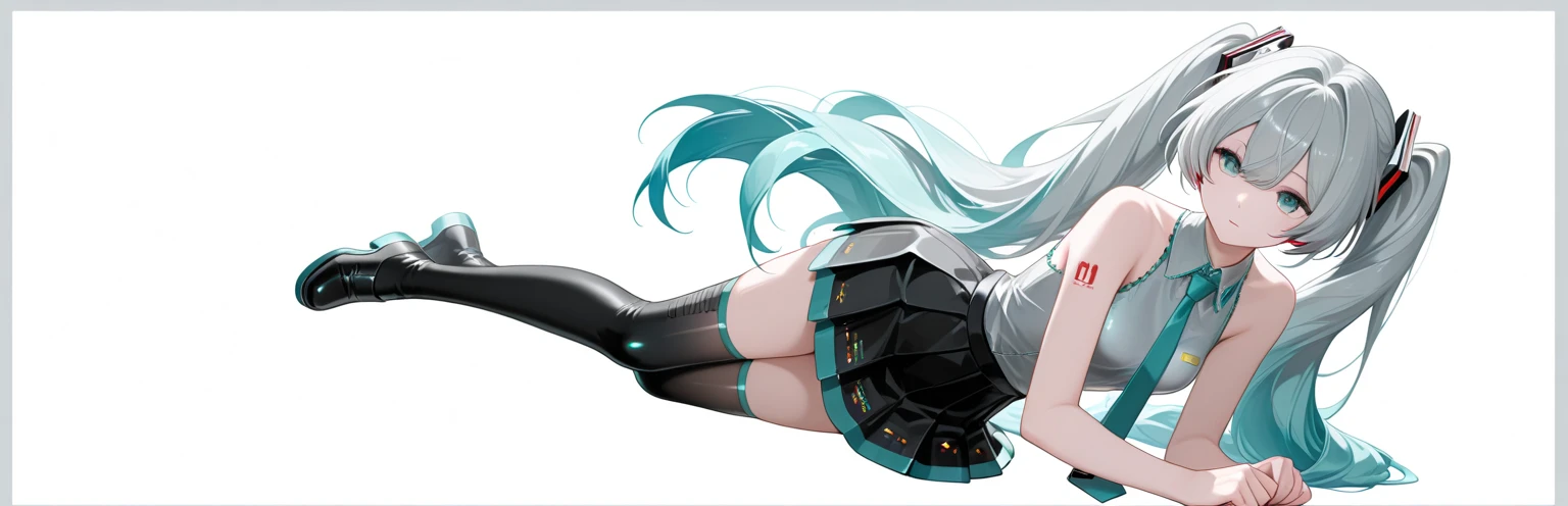 masterpiece, Highest quality,One girl, Hatsune Miku, Huge breasts, Huge breasts, Huge breasts, Huge breasts, Huge breasts, Huge breasts, Huge breasts