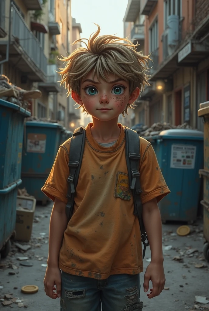 Poster on the topic child labour animated 