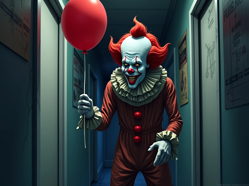 That the clown is more terrifying in the sewer