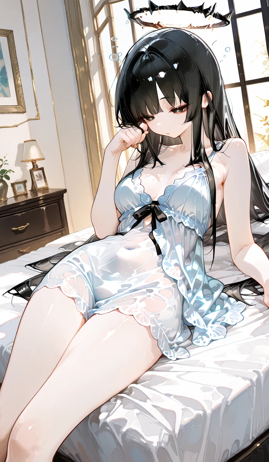2 girls, the best, masterpiece, HD, (whole body), Symmetrical, alone, (whole body from head to toe), ((moro liberation front)), slingshot bikini, unrealistic, (( camel toe)), ((((translucent bikini)))), ((((translucent)))), ((((transparent)))), (((transparent clothing))), whole body视图, Look toward the camera, ((Life-size pillow picture)), ((dakimakura)), (Lying in bed),Physically based rendering, beautiful women, Perfect body, Smile, bedroom, Giant breast, barefoot, toe