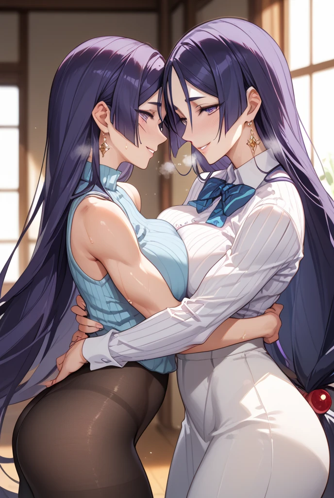 1woman having sex,mature seductive woman,aroused,flying heart-shapes,shaking effect,black hair,saliva,aroused,,huge buttocks,wet skin,bukkake,,navy pleated skirt,white shirt,at nightclub