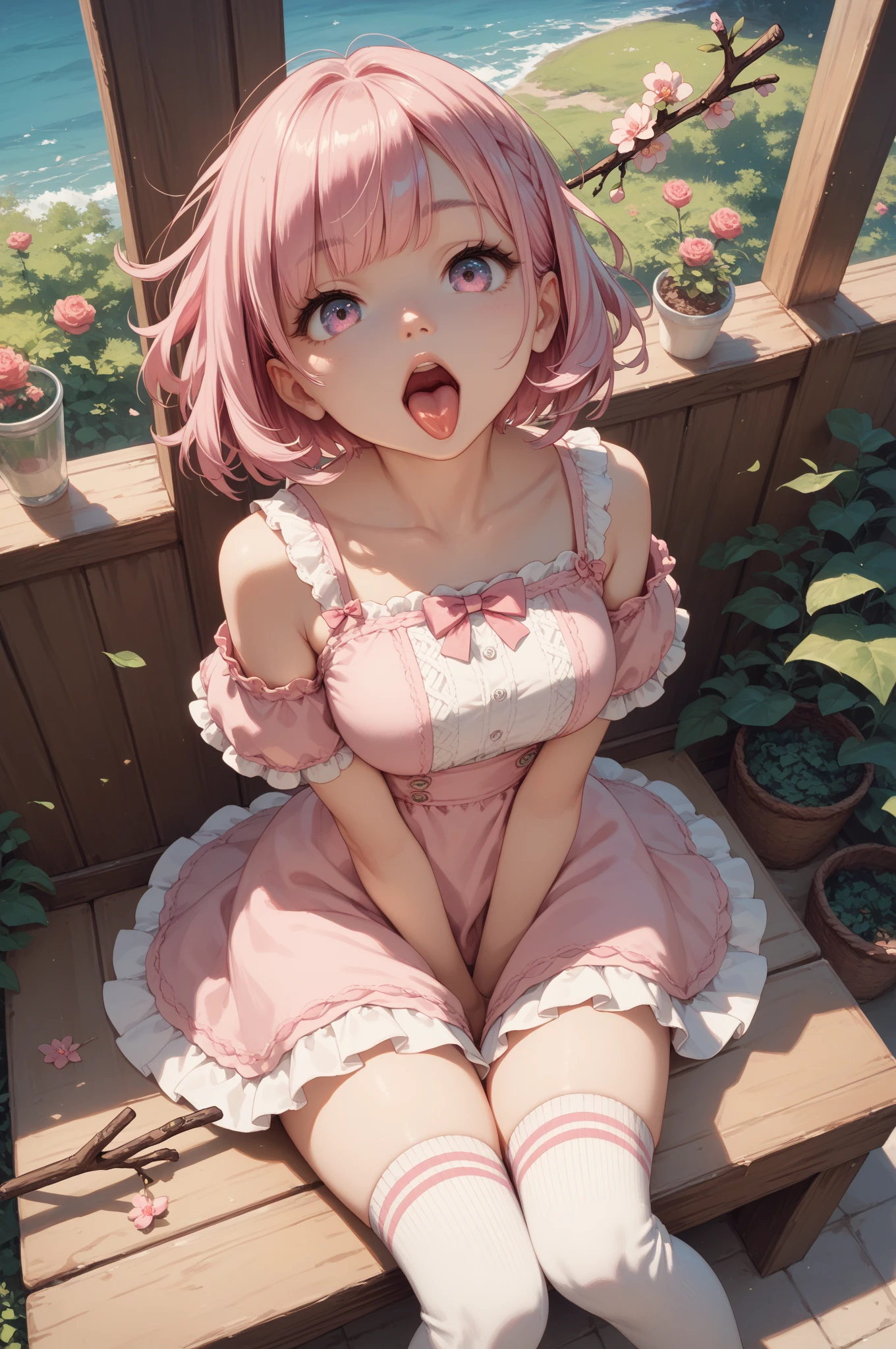[Detailed illustrations, art based on extremely ideal anatomy, very detailed and detailed drawings, delicate lines with slow and urgent, realistic texture expression],(((Color tressed main lines)),(Artwork with outstanding craftsmanship),(Park background),[HENTAI anime Girl Japanese Pretty 14 years old Skinny] Light pink hair ((Magical girl)),((桜花) Floral headband) Low-rise shorts (Short cape (Off-shoulder: 0.5)) ((Lace ruffled ribbon)) (Lace ruffled boots: 0.4),((Silk fabric:0.4)),Transparency (Soft ambient light:0.6) Gravure,((Fine and beautiful skin expression (transparency)))),(Clear gaze)),(Perfect eye details ( Beautifully drawn eyes))),(Beautiful perfect face (realistic face details)),((Beautiful hair details)),(Perfectly proportioned proportions)),(Design built to a high level,((Advanced structural understanding of materials)),Ideal color coordination),((Artistic decoration)) ((Dense details)),((Detail,High definition)),[( Ultra-precise detail),((Multi-layered texture)),HighQuality,High Resolution],((Accurate simulation of light-material interactions, understanding of air flow, mechanically correct representation)),(((Visual art with a sense of narrative)).