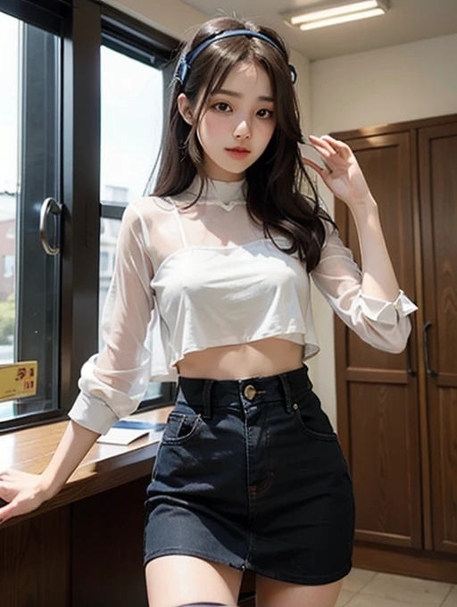 best quality, detailed, beautiful, insanely detailed, absurdres,perfect anatomy,
Japanese female,black hair,27 years old,
(slender),
(small breasts best quality),
full body shot, lonely, neutral, walking, long hair, white long blouse,(Wearing blue bra),(I'm soaked wet and my clothes are transparent:1.3), on the street, with rain, front view, birds-eye view, extreme wide shot