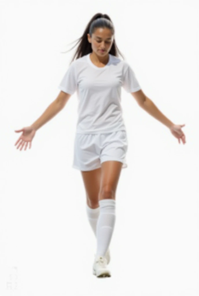 Create a soccer player, offwhite
