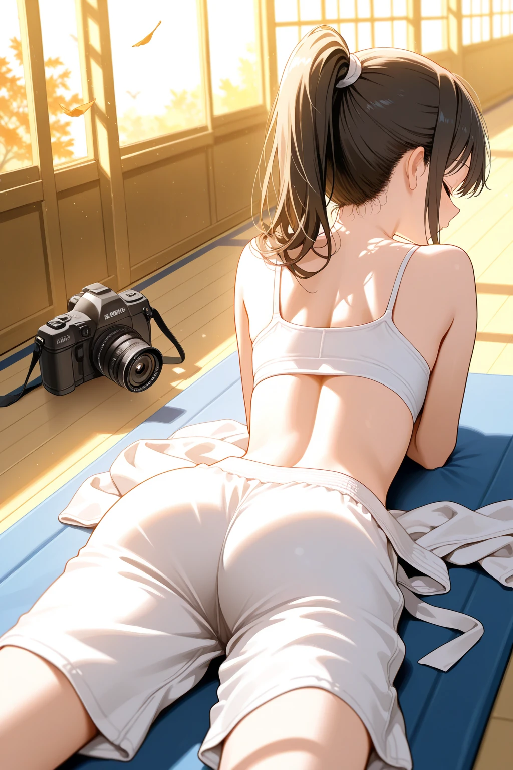 One Woman、Multiple men、crowd、Lots of photographers around、Porn Shooting、Video camera set up、The man is a masseur、beautiful girl、uniform、Black bra、Black panties、lotion、女はベッドにFace down、Face down、Massaged、Naughty Massage、oil massage、The man is a masseurです、Age 18、Bob Cut Hair, Highest quality, Thighs、Butt、、 Brown Hair,My crotch is steamy 、Sweaty body、Having your groin touched、sexual excitement、Obscene sound effects、Cramp、Acme、orgasm、Love Juice、Her breasts sway back and forth、Inserting the penis into the vagina、Fuck scene