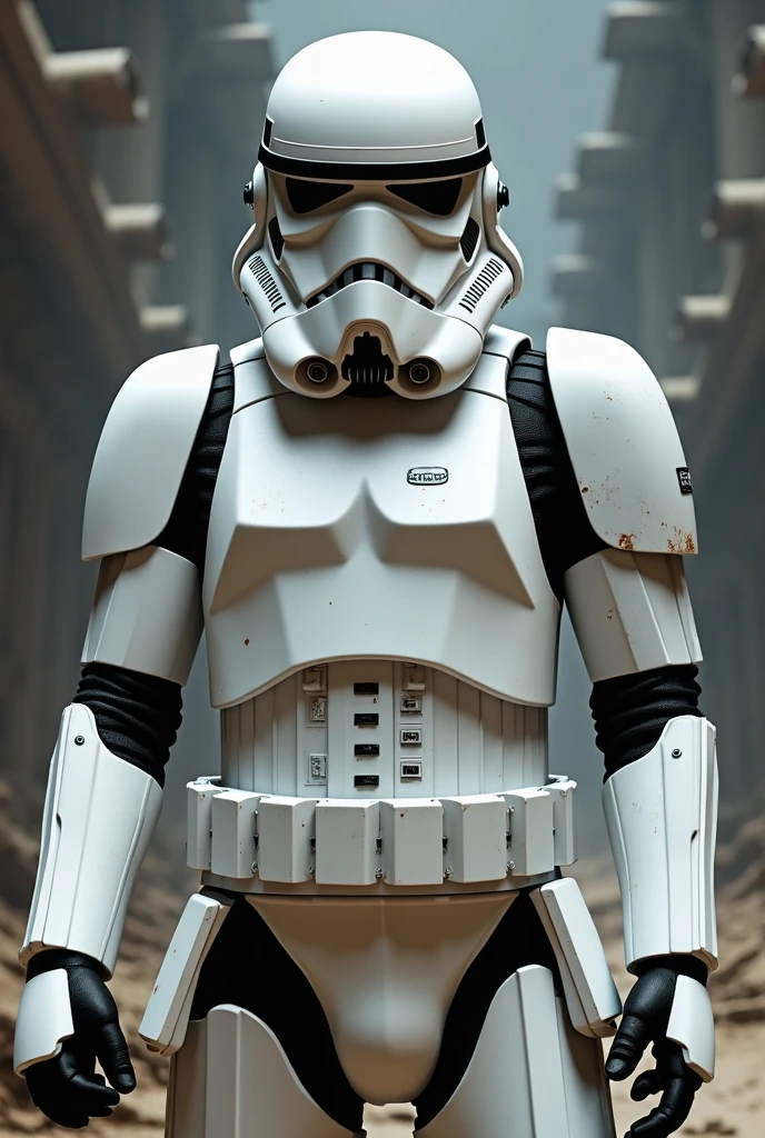 masterpiece, best quality, 1boy, stormtrooper, helmet, armor, upper body, looking at viewer, simple background <lora:Stormtrooper:1>