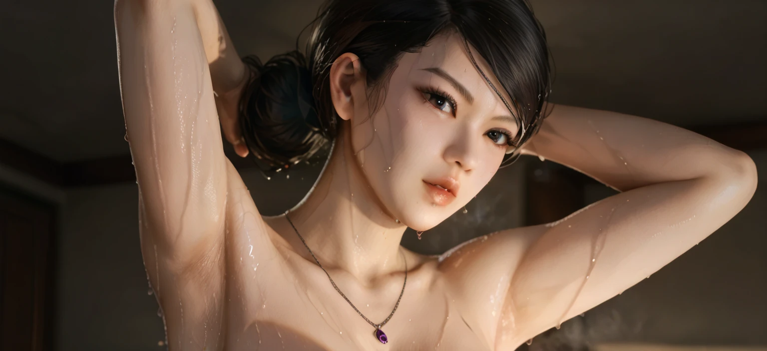 (8k,RAW Photos,Like a photograph:2.0),masterpiece,Highest quality,((The most beautiful mother in Japan))、((sexly))((Extremely strict sex education mom))((sexlyすぎるママ))、((Big breasts that are too big and a little saggy))、((Very soft breasts))、((With long, fluffy, beautiful black hair(Evening updo:1.45))), ((Wearing a lewd shiny micro bikini))((Perfect body))、((クールな顔立ちにピュアでsexlyな表情))、((A motherly face))、((Sweaty body))((涙とsexlyな目))、((Bask in the sunlight))、((Beach background))((Everything is full of sex appeal))、((Sweat makes the skin oily and shiny.))、((Realistic mommy boobs))、((Sweaty, shiny skin))、((超弩級のsexly身体))((sexly雰囲気の写真))、((White sweat is running down her cleavage))、、((Plumplung))((Breasts that you want to suck))、((Staring at the camera with a shy and confused look))、((The shape of the female genitalia is clearly visible))、((Random glamour model poses))、((((Extremely accurate anatomy))))