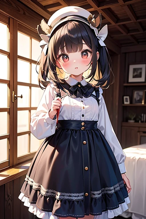 Tabletop, Highest quality, One girl, (Beautiful girl, cute:1.3), (15 years old), Very fine grain definition, (Symmetrical eyes:1.3), (Snow Scene), (All nude:1.3), Large Breasts, Brown eyes, Parted bangs, Blonde:1.3,  girl、(pussy:1.3)、(Show your vagina:1.3)、Spread your legs:1.4