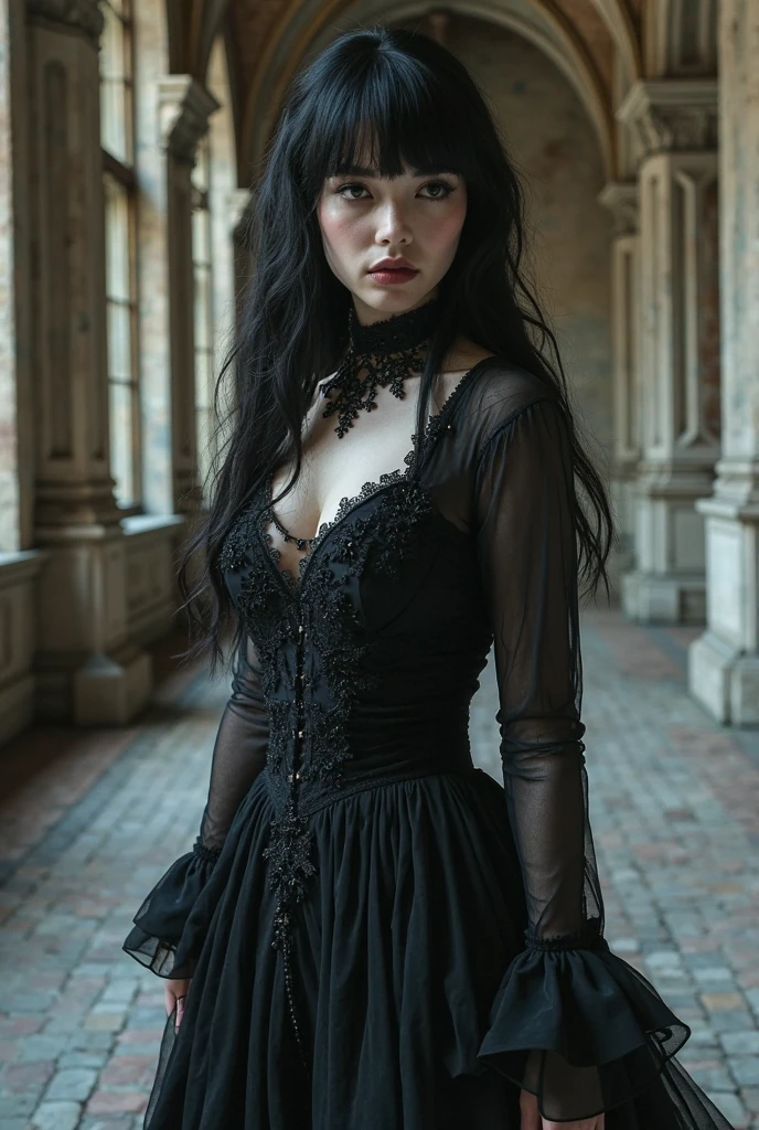 very creppy sexy woman