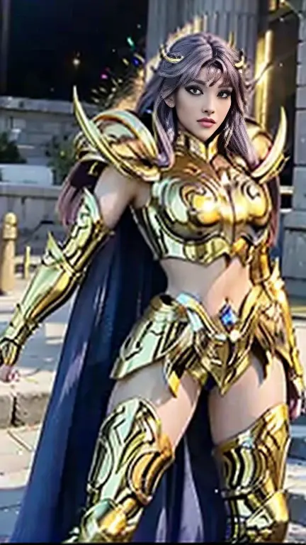 (masutepiece), Professional , ​masterpiece、top-quality、photos realistic , depth of fields （Dragon White Metal Body:1.９),(Matte purple、（cleavage of the breast）、Dragon Gold Weapon、（White bikini armor),Gorgeous gold weapons ,（（ Dragon's dense and gorgeous sword）） , Beautiful knife   ,warhammer 40k , adepta sororitas、（（Purple hair））、（Castle background）、The dragon、（（Gangle's forest background））、Beautiful Caucasian beauty、（１a person）、dynamic ungle,(((Detailed and ornate Devil's Crown)))、Smaller head、Strange smile、Castle background、Thin and beautiful female hands、cleavage of the breast、Soldier in iron armor on background、Mystical expression、Light Effects、intense fighting、Wind-effect、magic circles、With the legendary magic wand、（demonic wings）、