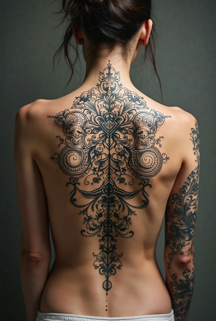 Stencil tattoo