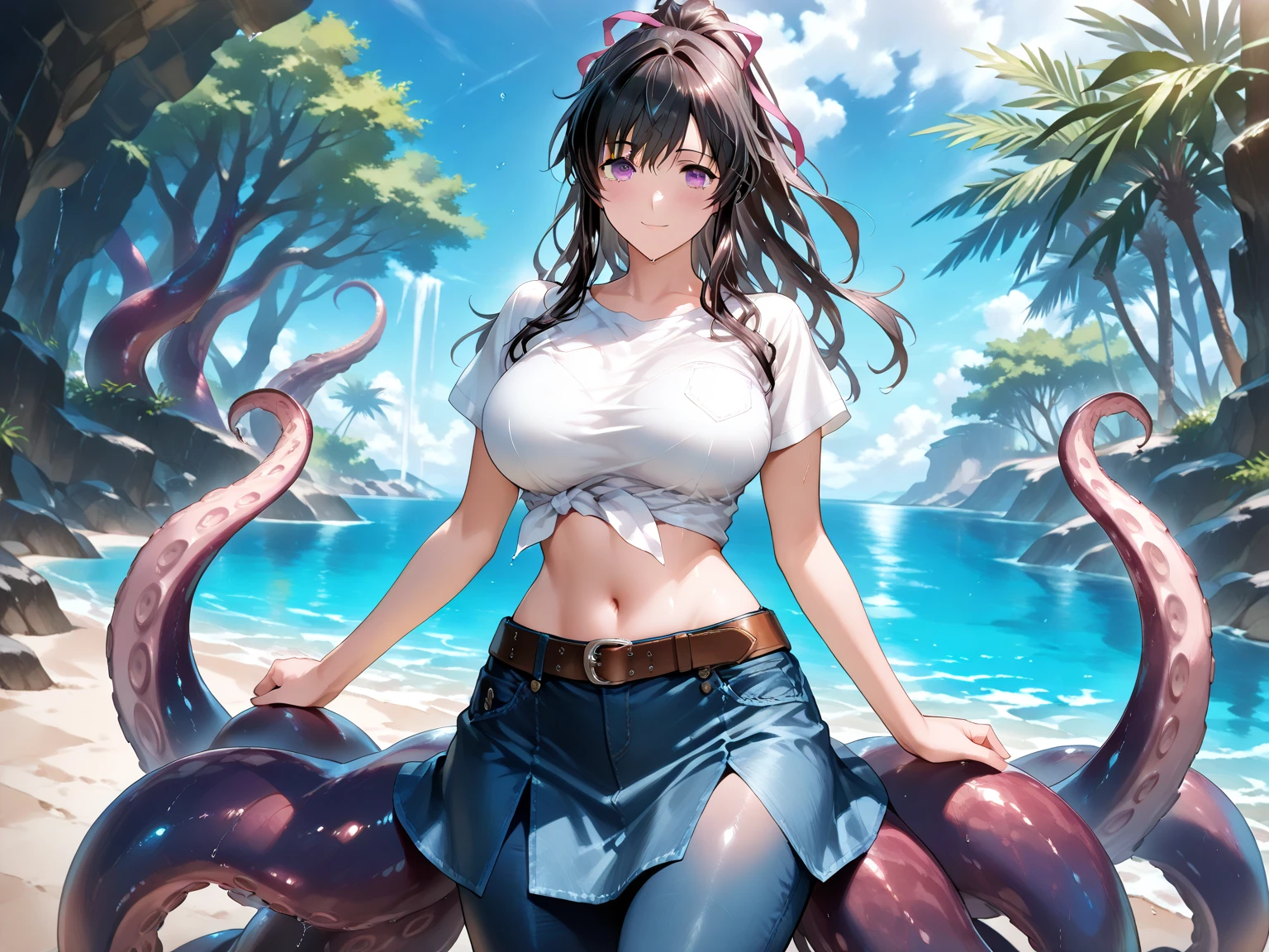 (silhouette of huge sea serpent:1.5),
(silhouette of huge monster:1.3), (under dark sea:1.2), (absurdres absolutely resolution:1.2),
(perfect magnificent sea world:1.2),
(dark fantasy:1.2), (dark fantasy style, dark fantasy atmosphere:1.2), (masterpiece:1.0), 8K, 32K, (depth of sense:1.2), (radial composition:1.2), (dynamic angle:1.2), (dynamic posing:1.1),
(art drawing:1.1), (cinematic lighting:1.1), (open sea:1.5), (SF:1.4),
BREAK
(absurdres absolutely resolution:1.2),
(street gyaru girl:1.2), (detailed submarine:1.2), (sea world costume, goggles:1.3), (mini skirt:1.1), ((brown:1.1) hair:1.2), (brown color short twintail hair:1.3), (blush, perfect, seductive, detailed afraid face:1.3), (delicate face feature:1.1), (detailed perfect brown eyes:1.3), (largely bent mouth :1.2)