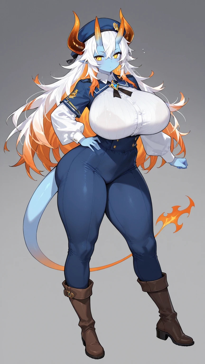 Wolf, female, long hair, morbidly onese,fat arms, fat legs, belly rolls