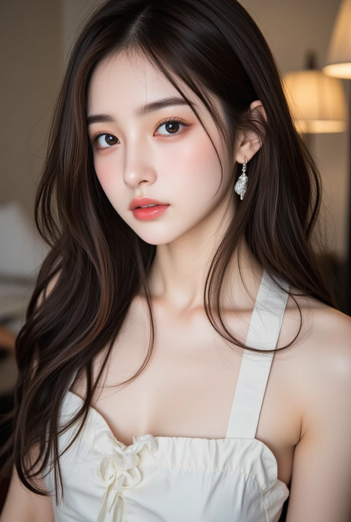 high quality work,Realistic artwork,Ultra Premium Graphics,8K HD CG Works,High quality graphics,High-definition and elaborate CG work,10x pixels,Ultra-fine detail:1.1,Advanced Technical Details:1.1Realistic photo effects,Indoor lighting effects:1.5,Natural soft light:1.5. Light effects(Virtual Light Effects:1.8),Ultra-high resolution,Shiny Dress,Silver long hair,Silver Hair,Transparent Hair,Hair with attention to detail(High quality hair detail:1.1)Clear Eyes,Double eyelids are beautiful,Sharp eye makeup, Creates exquisite eyelash makeup, Thin eyebrows, Very fine eye,High nose, Beautiful red lips, Rosy Cheeks, Delicate makeup applied , Pretty face, The face shape is perfectly balanced,(Advanced Face Detail:1.1)Short-haired girl floating in water、Carly), blue eyes, job,No costume box,A body exposed to the audience,Nipples are visible,Stunning face portrait, Gveiz-style artwork, Beautiful portrait, Beautiful Face, Gveiz, Watery eye, Detailed Numerical Art, Numerical Art, Beautiful artwork, Reusch et al......... enough, 青いWatery eye, Beautiful Numerical Art works,frontage,LOL,Women artwork,Dress full body video,realism,Great cleavage,Your eyes are shining brightly today,Wearing shorts,Beautiful legs