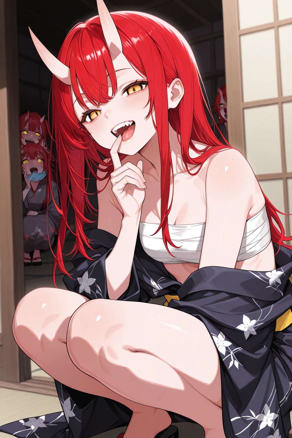 Young girl with pink hair, long twintail hairstyle, ((small bushy eyebrows)), wearing lolita dress, lolicon (Zankuro) drawing style by zankuro artist, Zancrow style, image uploaded in R34, in the mall, flirty smile , suddenly having sex in public, ((doggy style sex)), ((public sex in a restaurant)) naked ass in the male crotch, perfect anatomy, young boy fucking her
