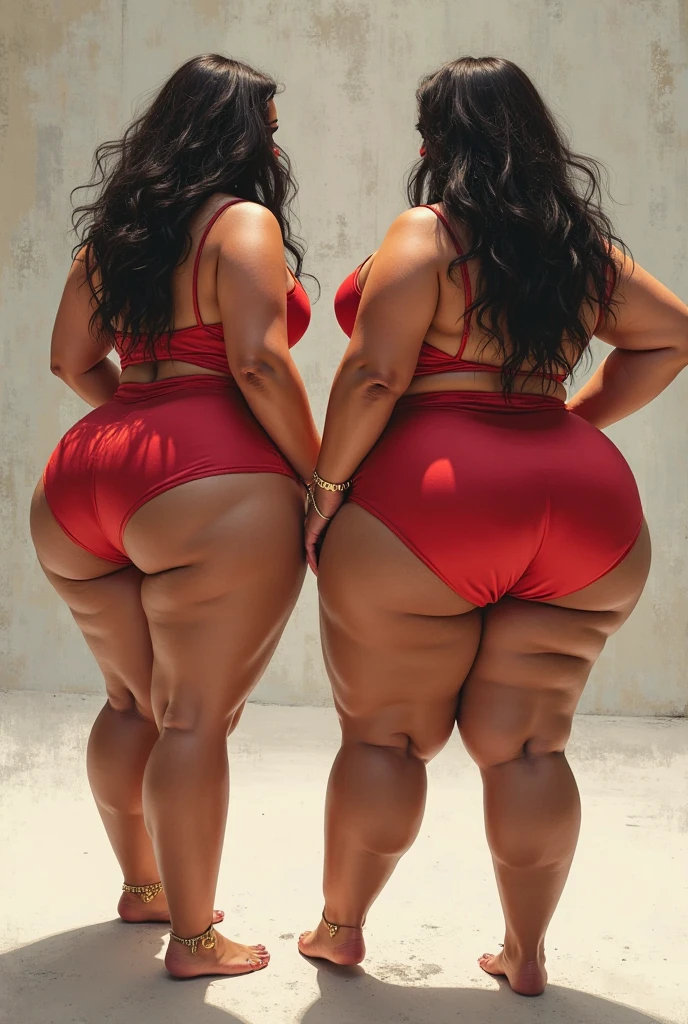 lambada, two fat women of different nationalities,2 Sexy 50 years old fat busty fishnet tights body builder biggest woman sumo wrestling oily woman ,full body