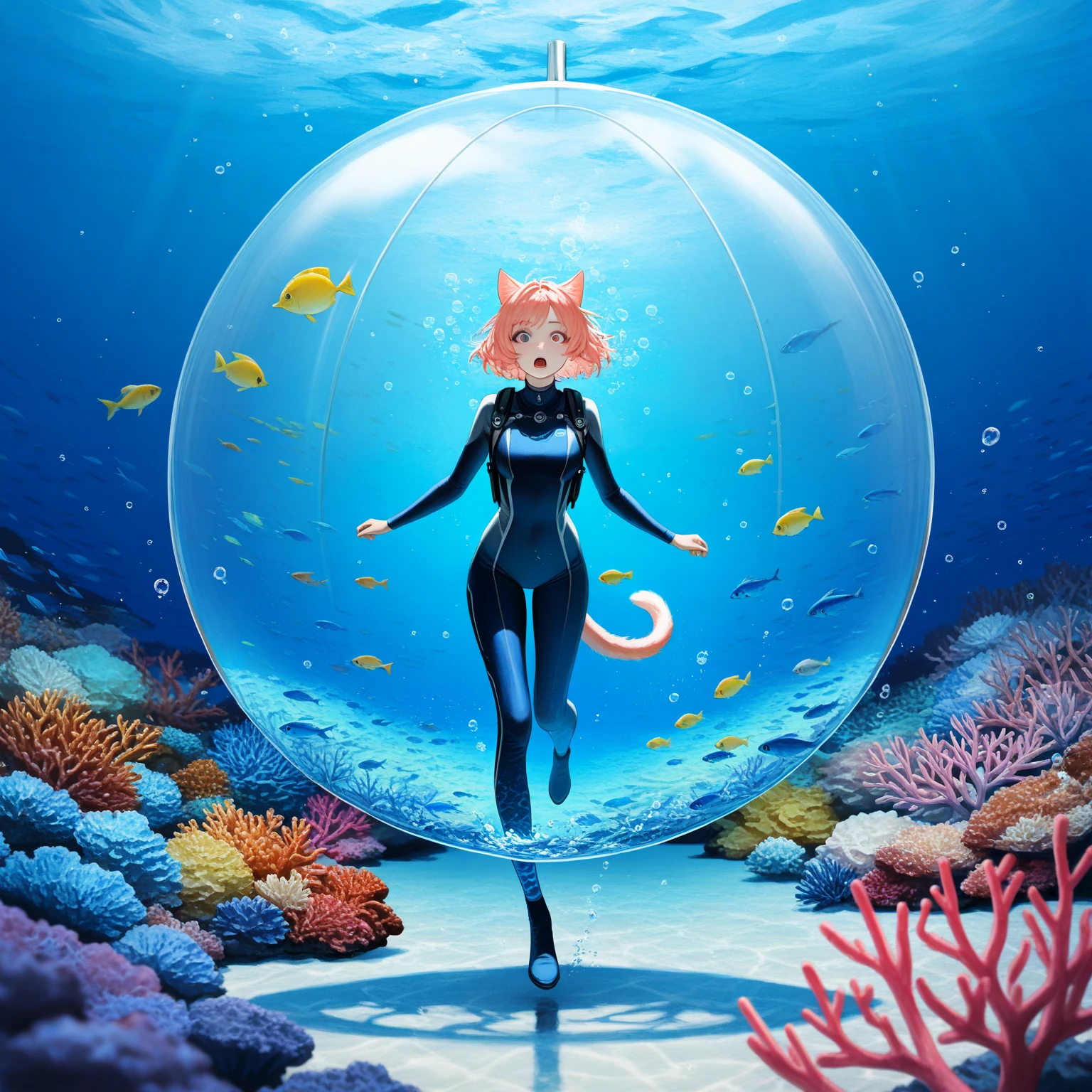 ocean floor, subnautica, alien fish
