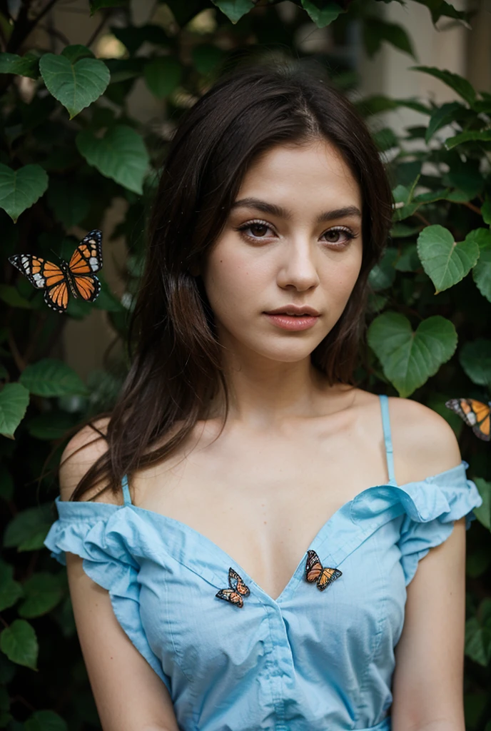 "Cookie Monster" next to stunning ponytailed Czech anorexic sexy woman,(best quality,4k,8k,highres,masterpiece:1.2),ultra-detailed,portraits,girl with cookie-shaped hat,blue fur,amazing scenery of a cookie factory,delicious chocolate chip cookies,freshly baked cookies filling the air with a mouth-watering aroma, vibrant colors,soft natural lighting,temperate weather,butterfly flying around the girl,cookies falling from the sky,sparkling smile from the girl,happiness and joy in her eyes,carefully sculpted facial features,long flowing hair,graceful pose,enchanting charm.