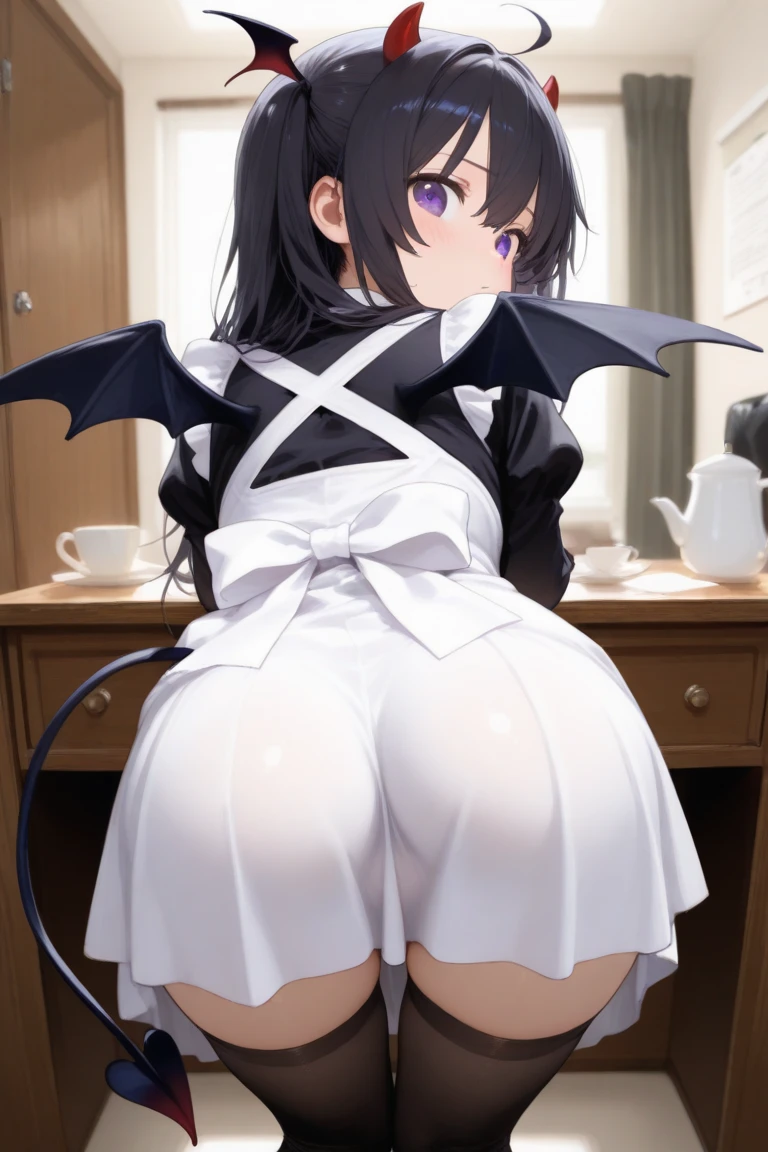 dark fantasy,in a dark dungeon,1girl, pov, top-down bottom-up, multiple boys, (fellatio:1.4), size difference, minotaur:1.5, masterpiece, best quality, highly detailed、black_thigh strap,