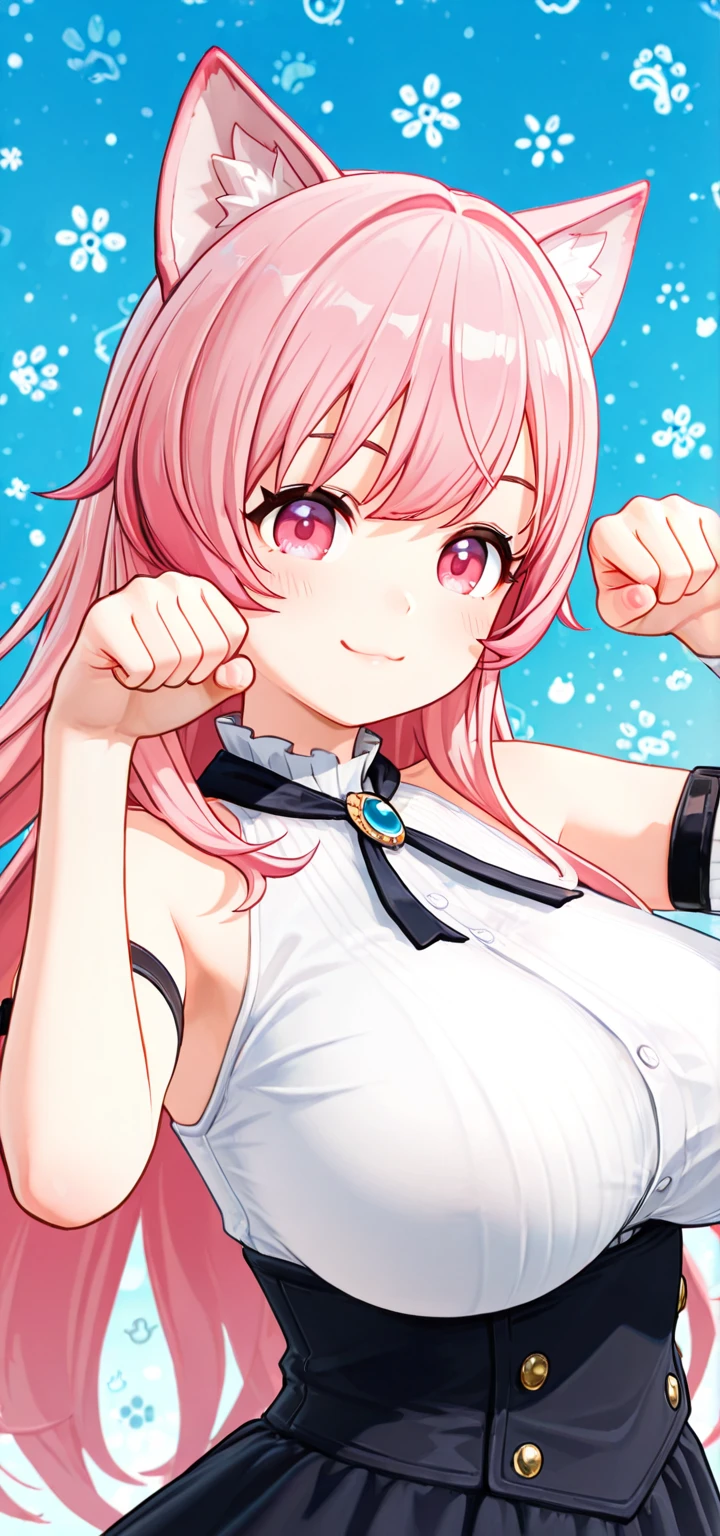 Cat ear girl、Fingering、Squirt from your